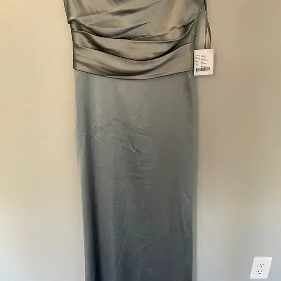 NWT Amsale Cody Dress in Jade Green Women's Size 10 | Jade Cody Dress - Picture 7 of 16